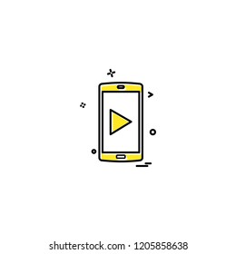 Smart phone icon design vector 
