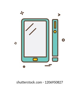 Smart phone icon design vector
