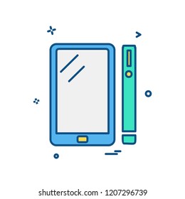 Smart phone icon design vector