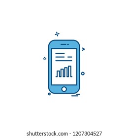 Smart phone icon design vector 
