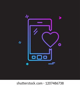 Vector de diseño de icono de teléfono inteligente