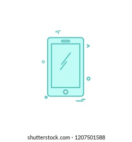 Smart phone icon design vector