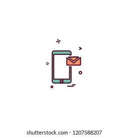 Smart phone icon design vector 