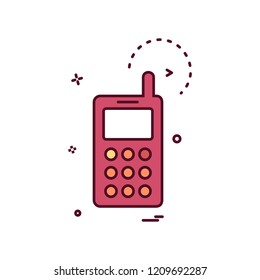 Smart phone icon design vector