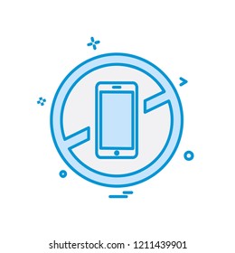 Smart phone icon design vector