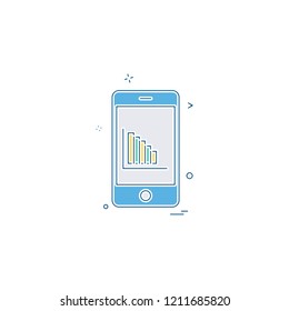 Smart phone icon design vector 