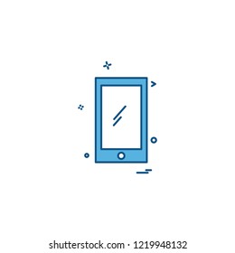 Smart phone icon design vector 