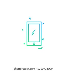 Smart phone icon design vector 