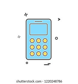 Smart phone icon design vector