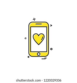 Smart phone icon design vector 