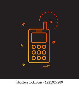 Smart phone icon design vector