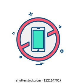 Smart phone icon design vector