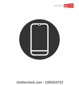 Smart Phone Icon Design Vector