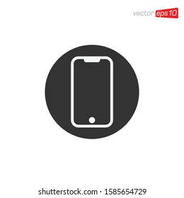 Smart Phone Icon Design Vector