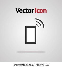 Smart phone icon design, Vector illustration image icon.
