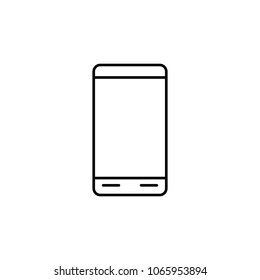smart phone icon. Element of simple icon for websites, web design, mobile app, info graphics. Thin line icon for website design and development, app development  on white background
