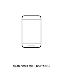 smart phone icon. Element of simple icon for websites, web design, mobile app, info graphics. Thin line icon for website design and development, app development  on white background