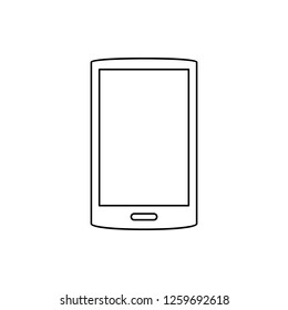 smart phone icon. Element of web for mobile concept and web apps icon. Thin line icon for website design and development, app development