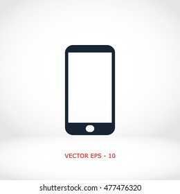 smart phone icon, flat design best vector icon