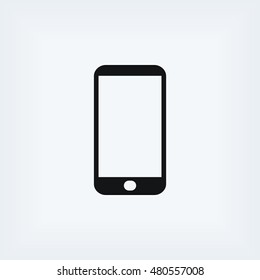 smart phone icon, flat design best vector icon