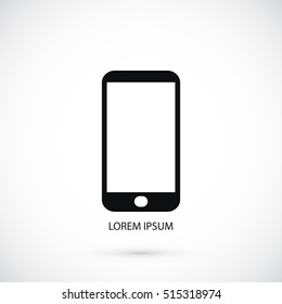 smart phone icon, flat design best vector icon