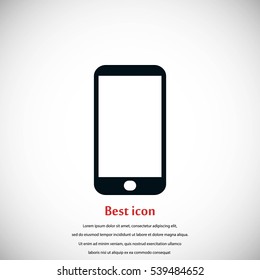 smart phone icon, flat design best vector icon