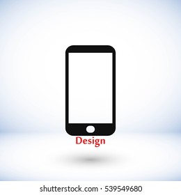 smart phone icon, flat design best vector icon