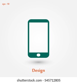 smart phone icon, flat design best vector icon