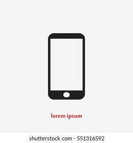 smart phone icon, flat design best vector icon