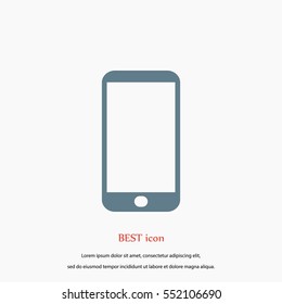 smart phone icon, flat design best vector icon