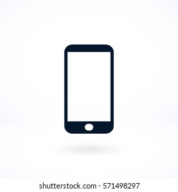 smart phone icon, flat design best vector icon