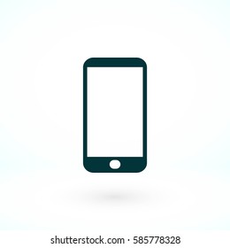 smart phone icon, flat design best vector icon