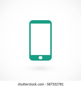 smart phone icon, flat design best vector icon