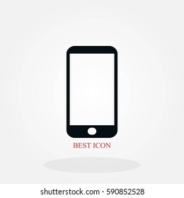 smart phone icon, flat design best vector icon
