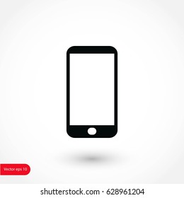 smart phone icon, flat design best vector icon