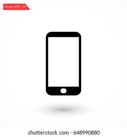 smart phone icon, flat design best vector icon