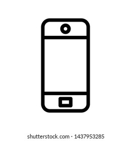 smart phone icon. flat illustration of smart phone vector icon for web. Perfect use for website, pattern, app, etc.