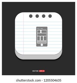 Smart Phone Icon - Free vector icon