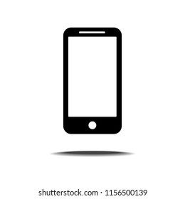 Smart phone icon isolated on white background. Vector illustration.