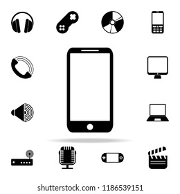 smart phone icon. Media icons universal set for web and mobile