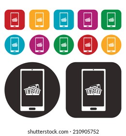 smart phone icon / mobile icon