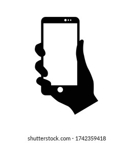 Icono de teléfono inteligente, icono de llamada de teléfono sobre fondo blanco. 