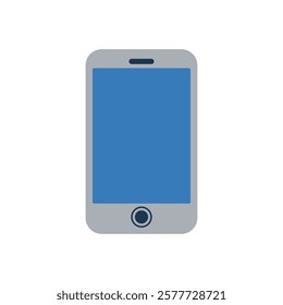 smart phone icon, simple flat style, pictogram logo symbol vector illustration, isolated on white for mobile app