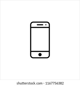 Smart Phone Icon, Smartphone Vector Art Illustration