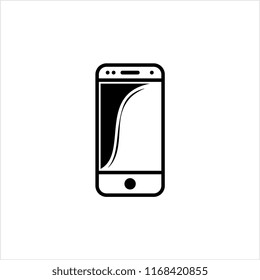 Smart Phone Icon, Smartphone Vector Art Illustration