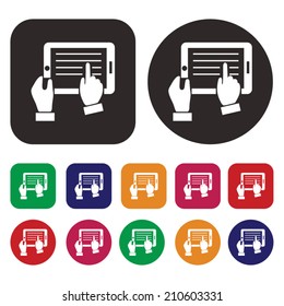 smart phone icon / tablet icon