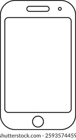 Smart phone icon touch vector