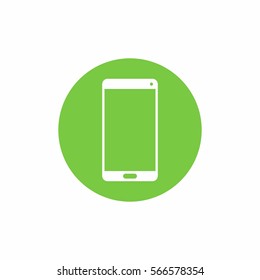 Smart phone icon vector design isolated on white background 