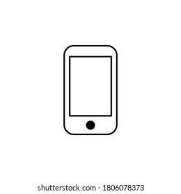 Smart phone icon vector illustration. Premium quality flat icon in trendy style.