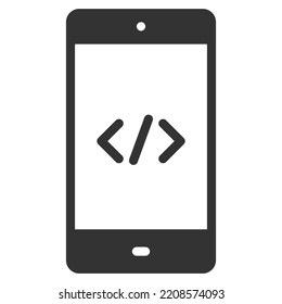 ilustración de vector de icono de teléfono inteligente